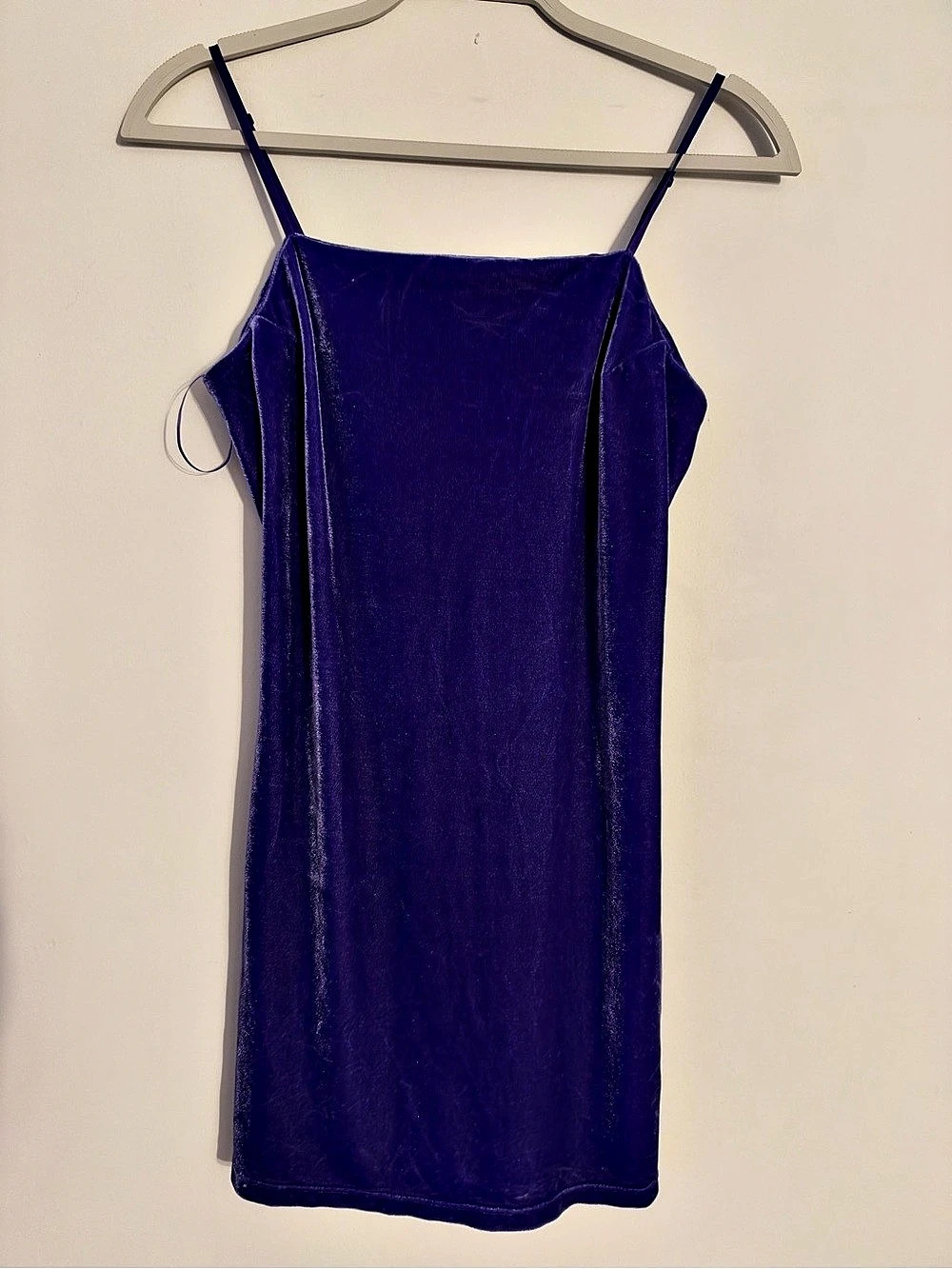 Design Lab Velvet Mini Dress in Purple Size Medium Like New